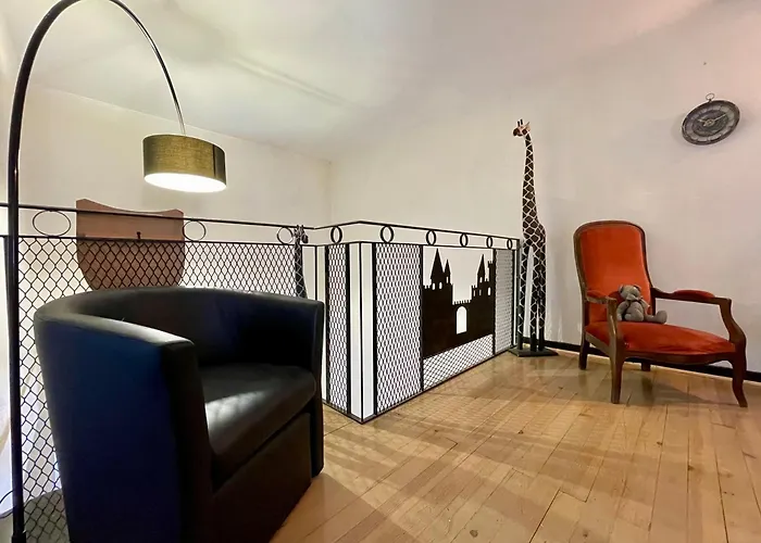 Apartment Cote Cite - Parking Prive - 100m Cite Medievale *